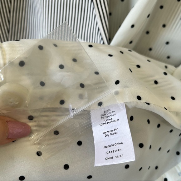 Talbots Blue White Pinstriped Blazer NWT - Picture 5 of 11